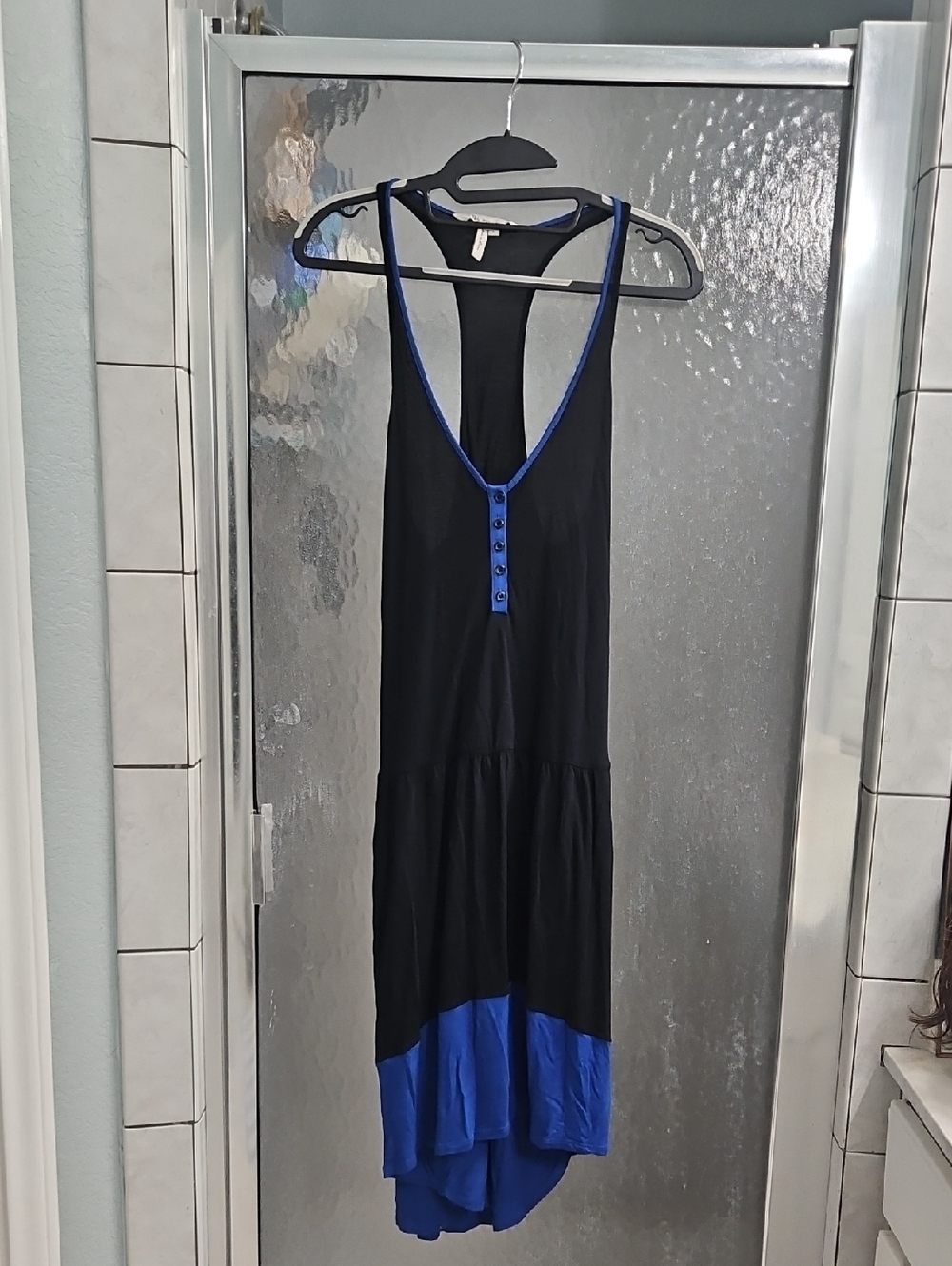 Dress by BCBGeneration Black with Royal Blue Trim
